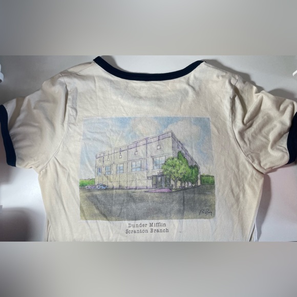 The Office Size L Women’s Ringer T-shirt - Picture 4 of 4